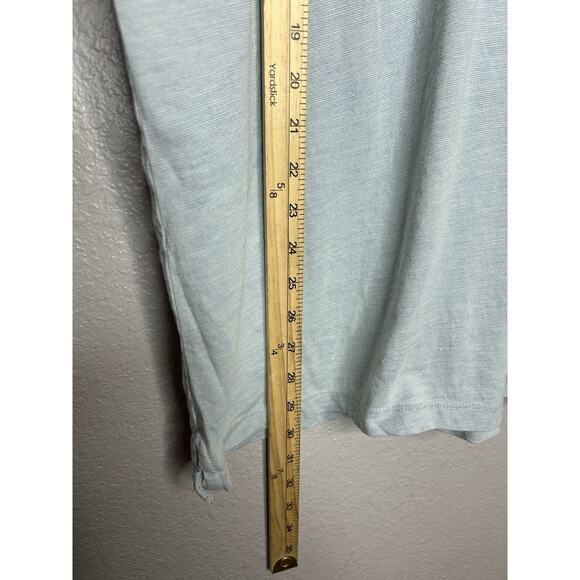 Marine Layer Large Light Blue Short Sleeve Polo Shirt Casual Workwear - Picture 7 of 9